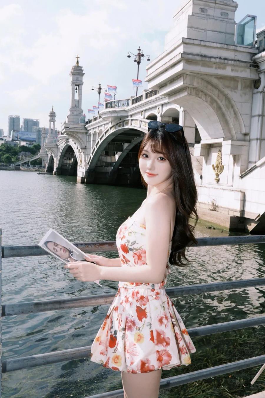 河边散步随手拍，7个万能姿势秒变氛围感女主-第7张图片-风享汇