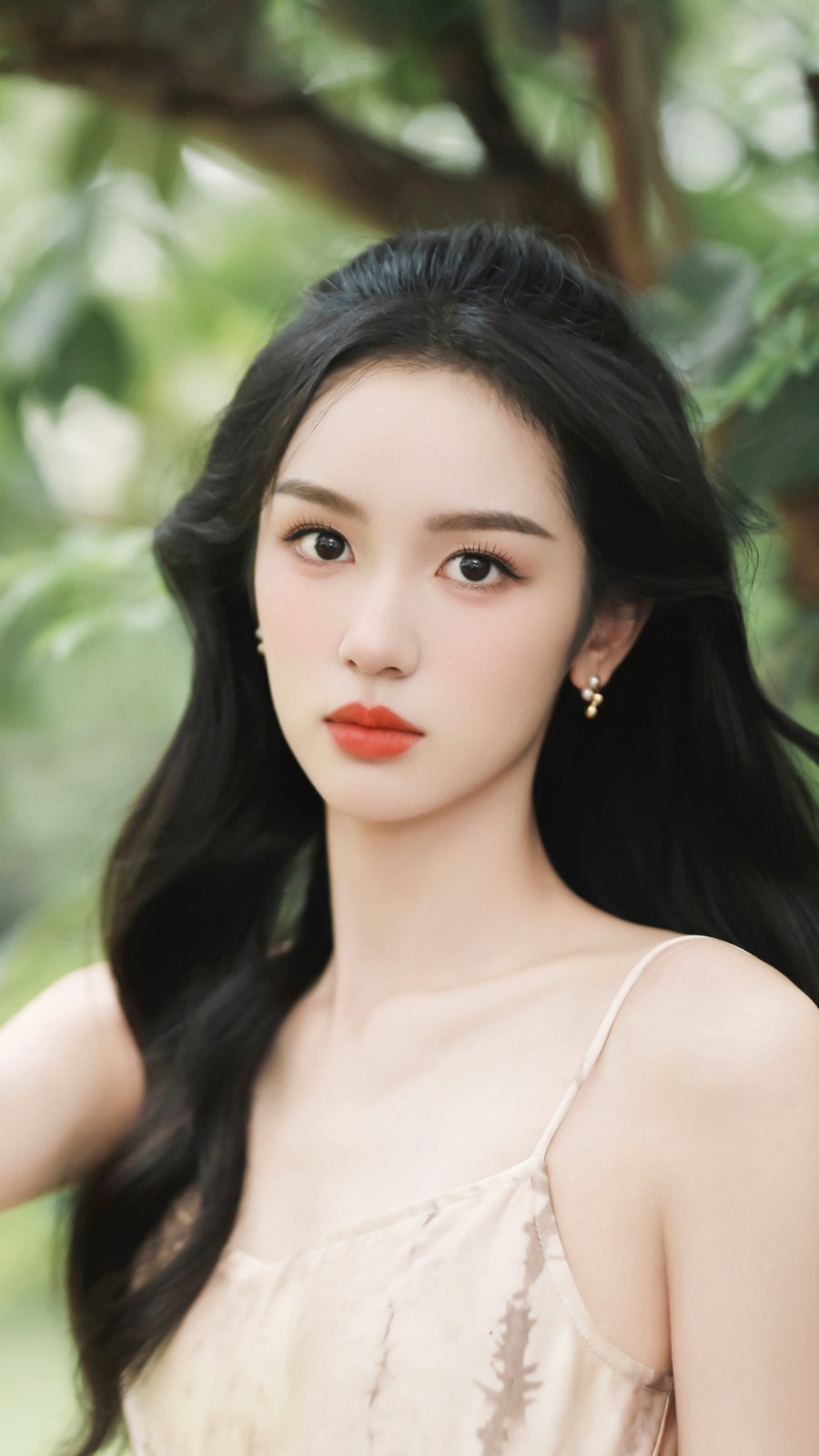 周也露背裙，清冷少女🍃-第7张图片-风享汇