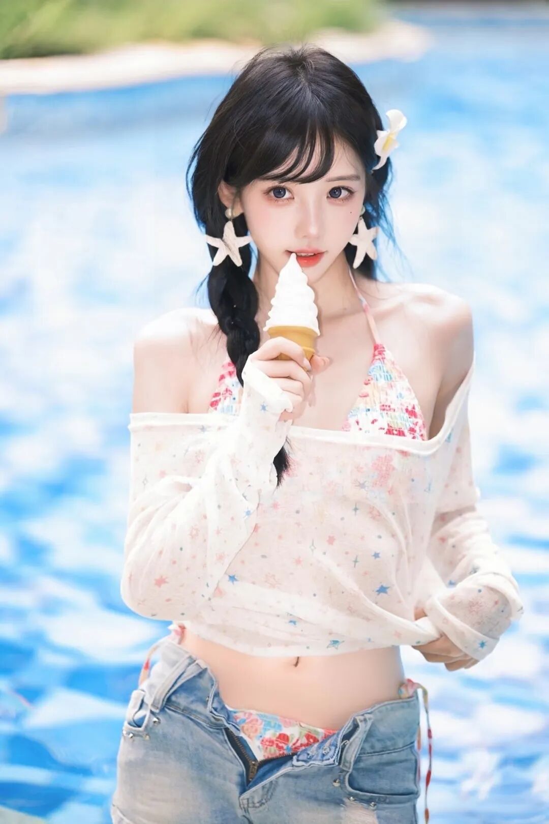 把夏日清爽定格在泳池，9 个拍照小技巧请收好-第7张图片-风享汇