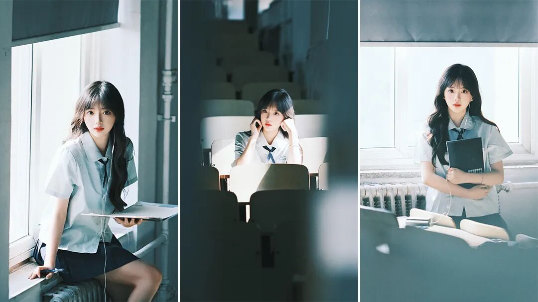 校园感写真｜教室与光，是青春写真最好的滤镜-第1张图片-风享汇