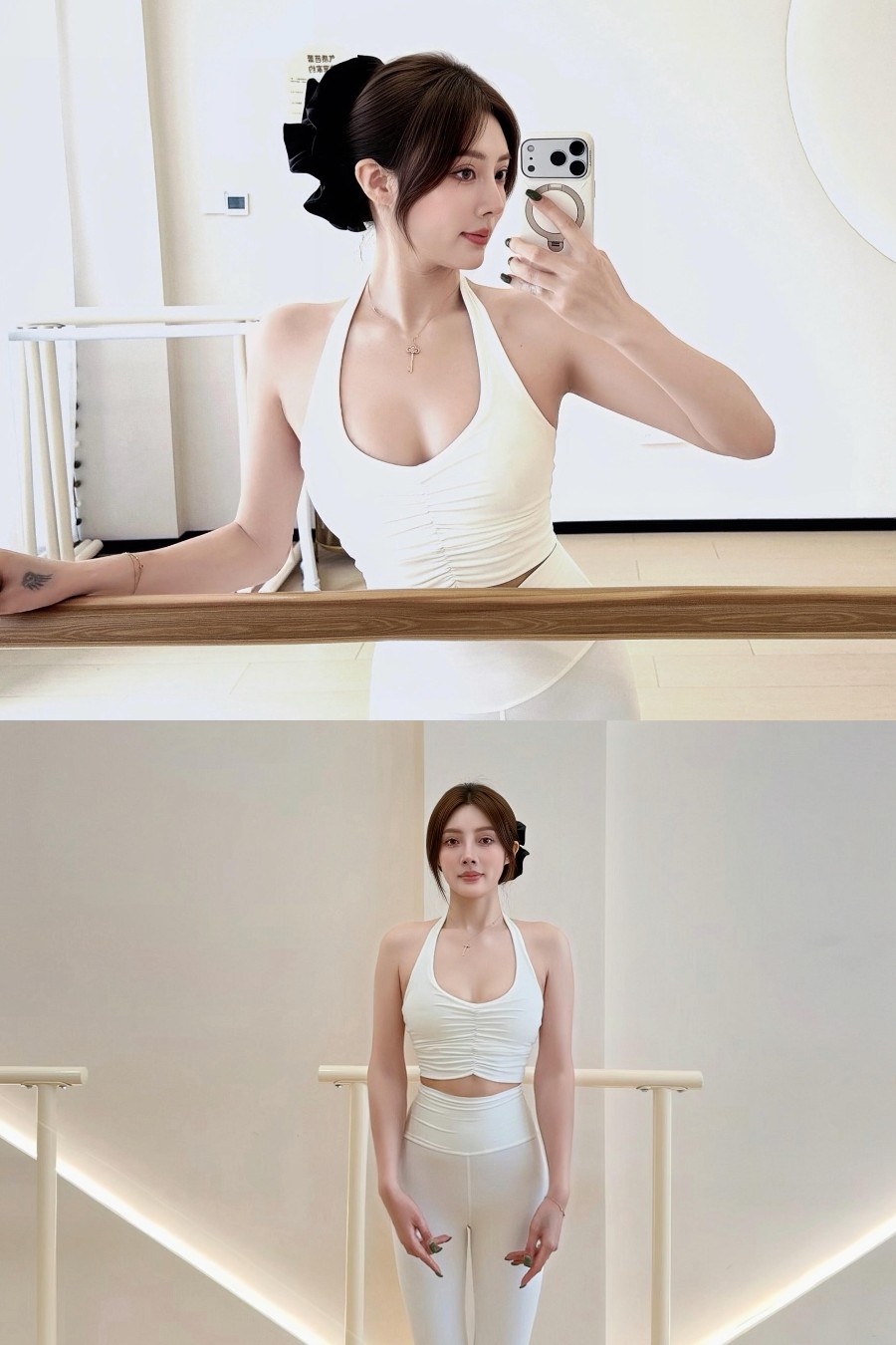 白背心瑜伽少女日记-第5张图片-风享汇