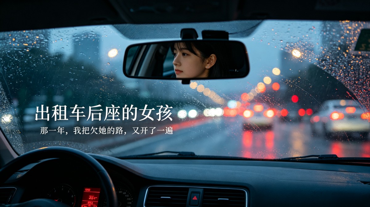 出租车后座的女孩-第1张图片-风享汇
