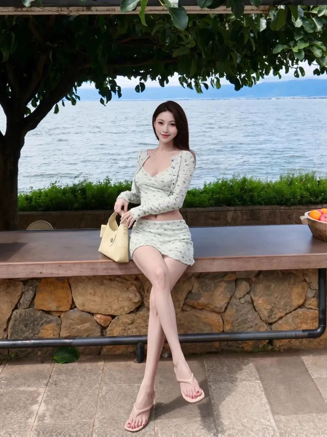 穿碎花小套装去度假，6 个拍照姿势教你把普通场景拍出片-第7张图片-风享汇