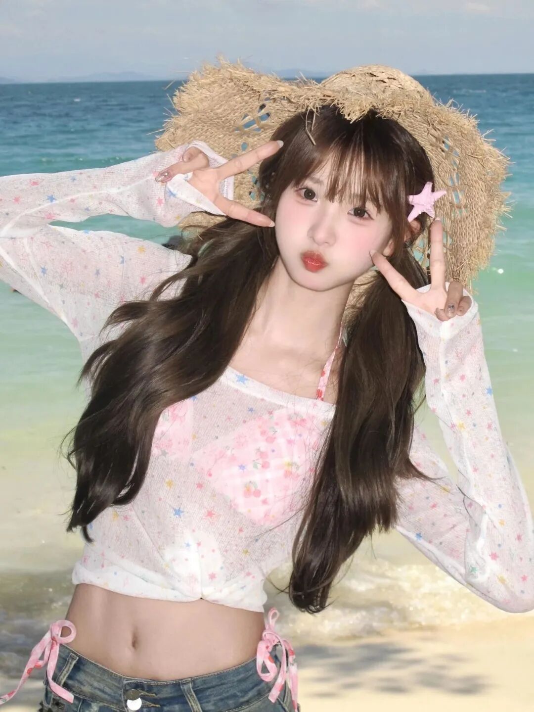海边甜妹穿搭｜6 个上镜小姿势，新手也能拍得很灵-第2张图片-风享汇