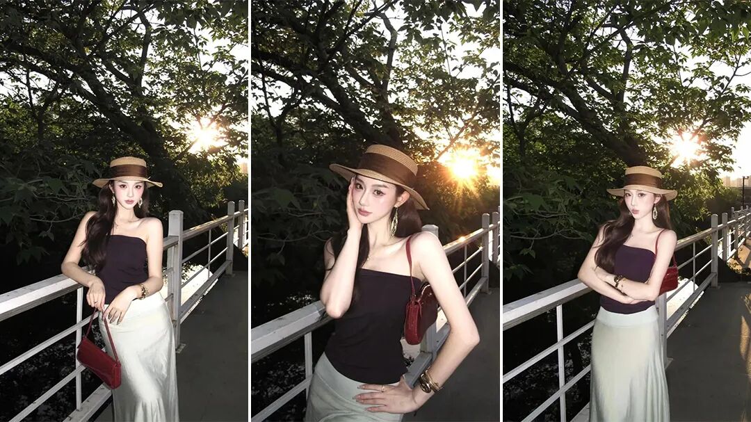 夕阳下的林荫道这样拍，手机也能出大片-第1张图片-风享汇