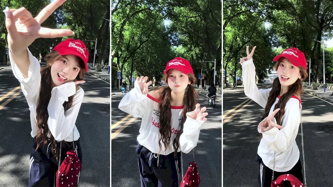 9个街头拍照姿势，运动风也能拍出元气大片，显腿长又上镜-第1张图片-风享汇