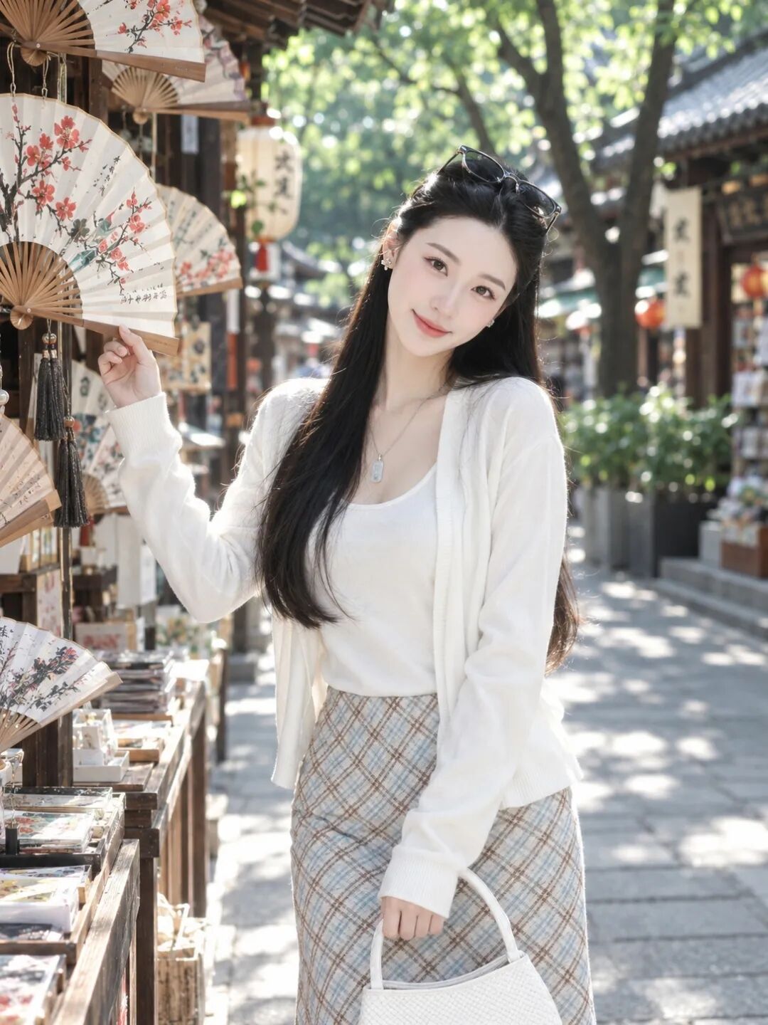 逛古街别再比剪刀手了！6个万能姿势，显身材又上镜-第2张图片-风享汇