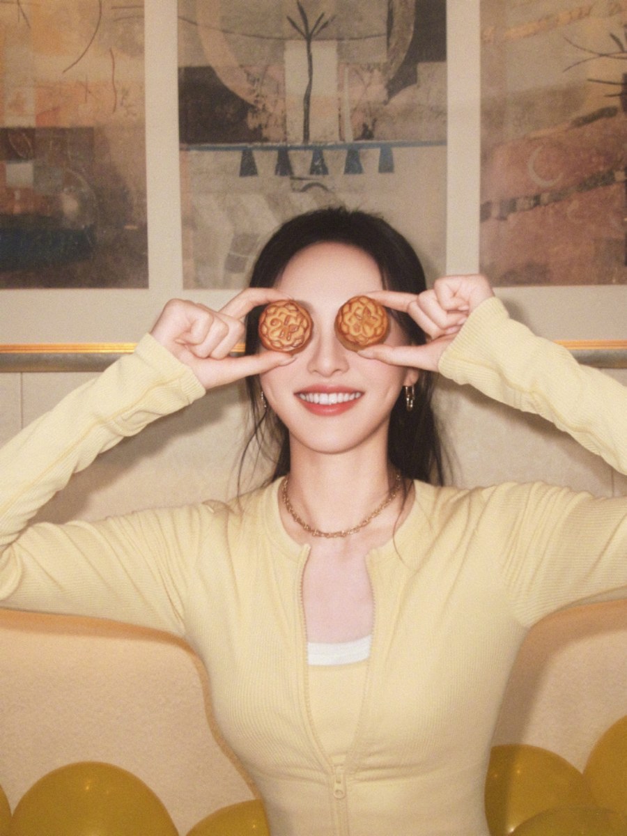 唐嫣橙橘蕾丝高定，这造型也太美了吧！-第5张图片-风享汇
