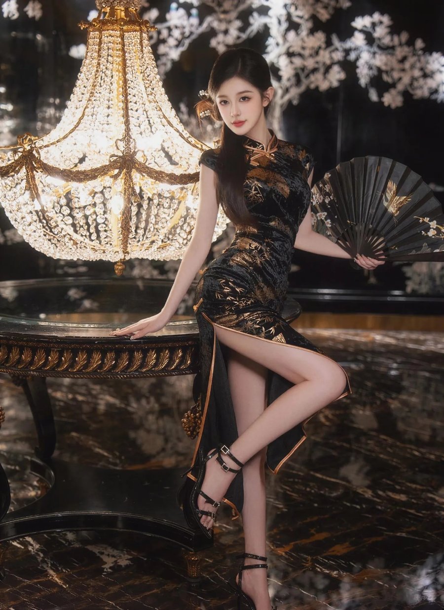 黑绒鎏金纹，解锁中式复古贵气-第3张图片-风享汇