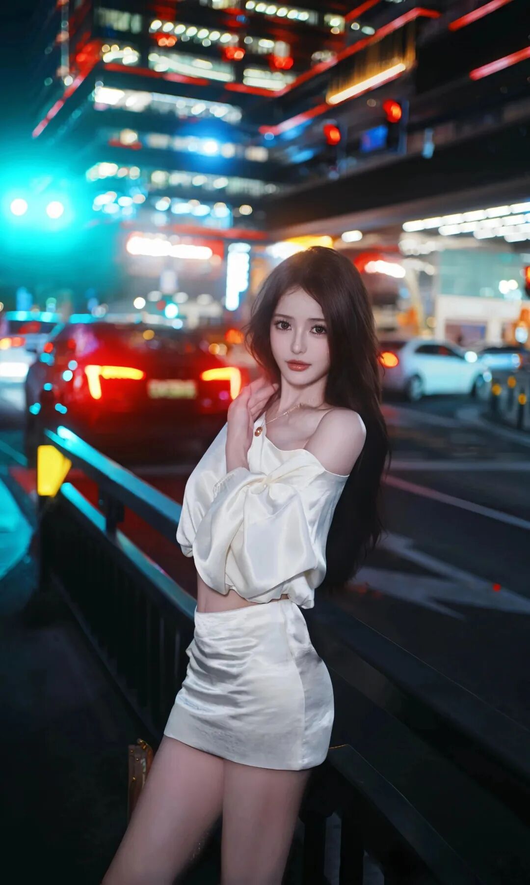 夜景街拍不会摆？九个姿势教你拍出大长腿-第7张图片-风享汇