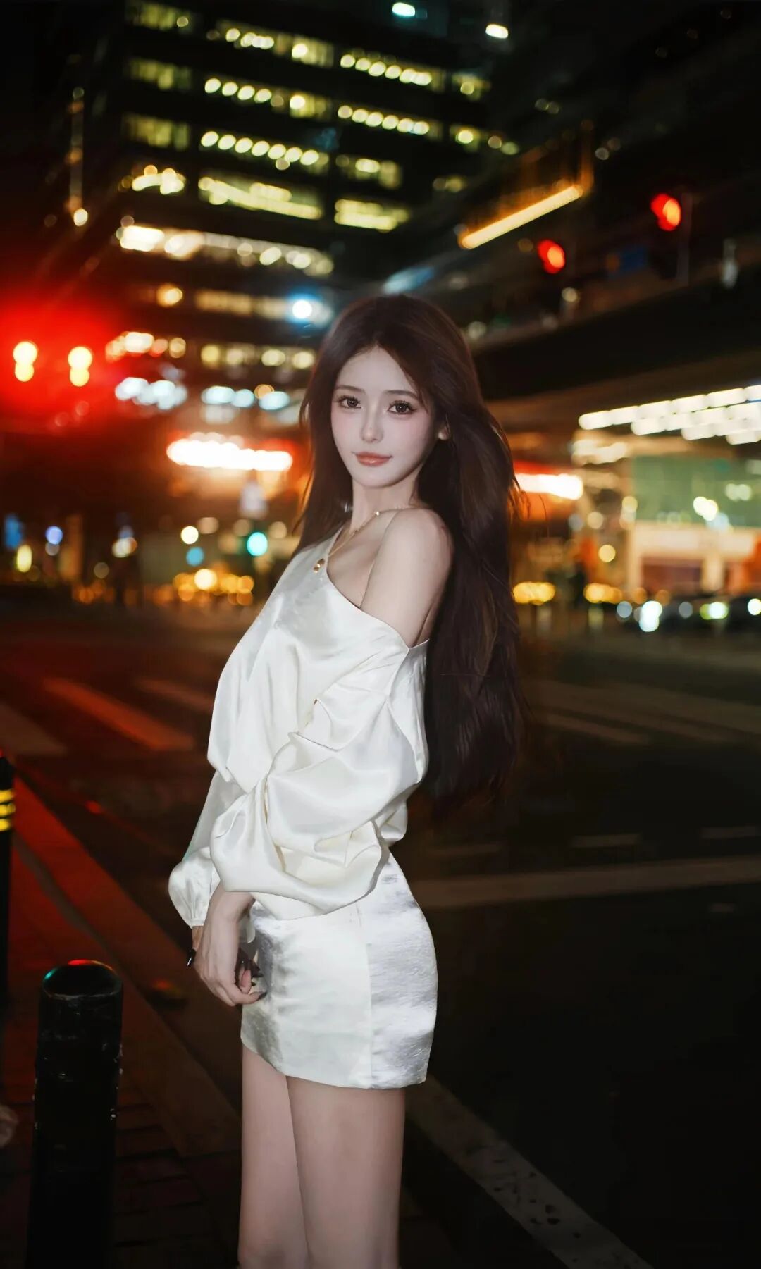夜景街拍不会摆？九个姿势教你拍出大长腿-第6张图片-风享汇