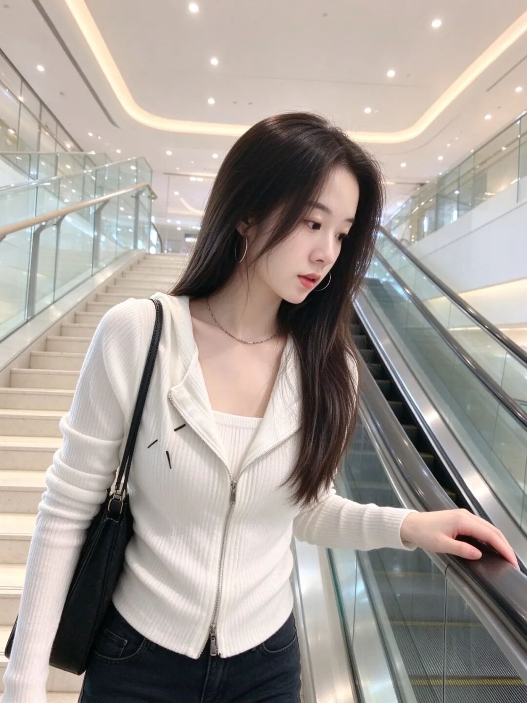 9个商场拍照姿势｜穿简单衣服也能拍出女主感-第2张图片-风享汇