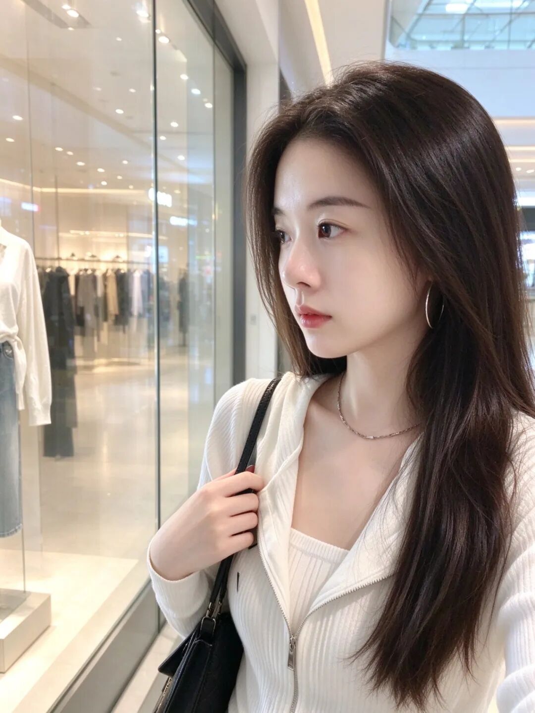 9个商场拍照姿势｜穿简单衣服也能拍出女主感-第6张图片-风享汇