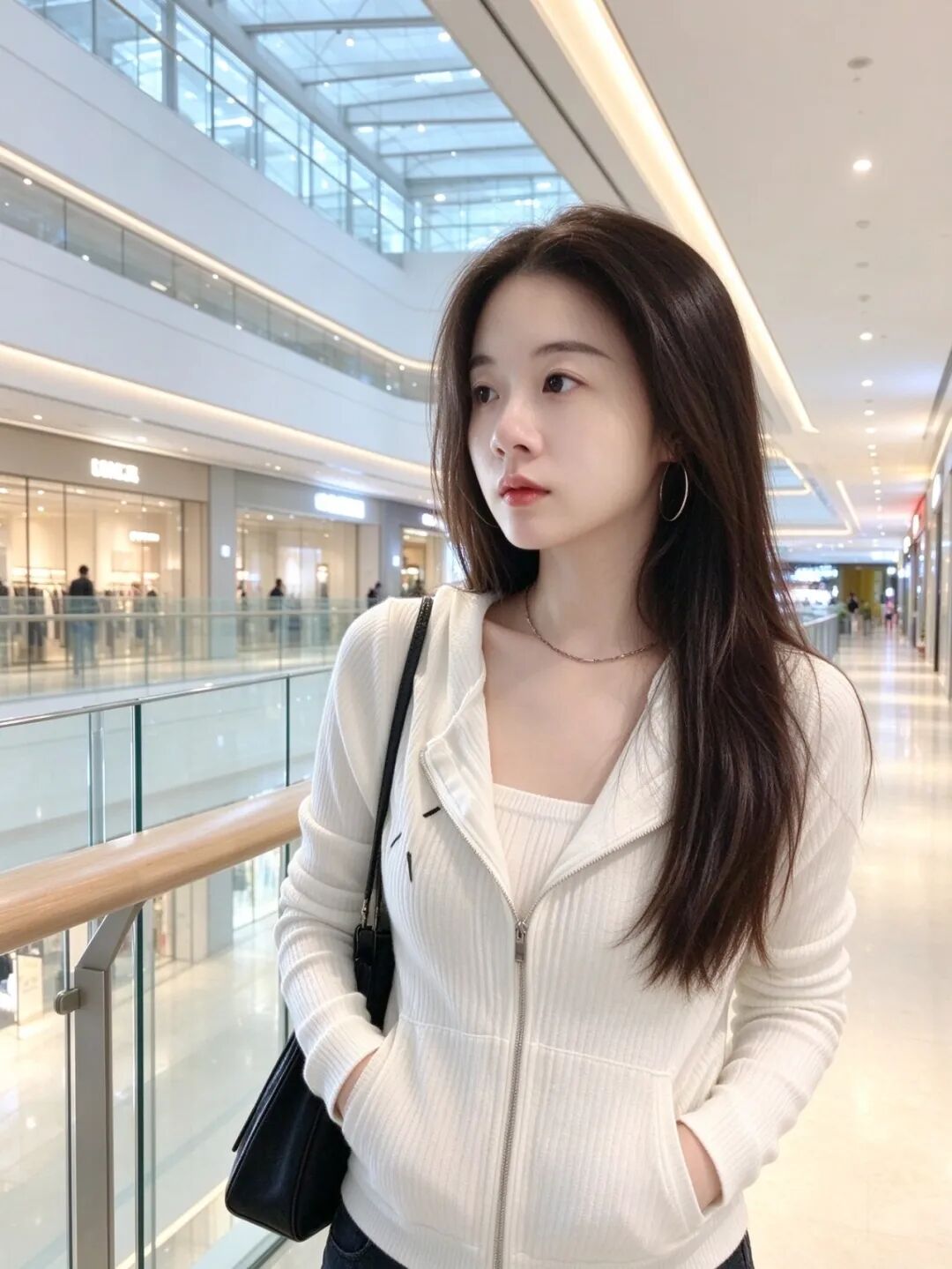 9个商场拍照姿势｜穿简单衣服也能拍出女主感-第4张图片-风享汇