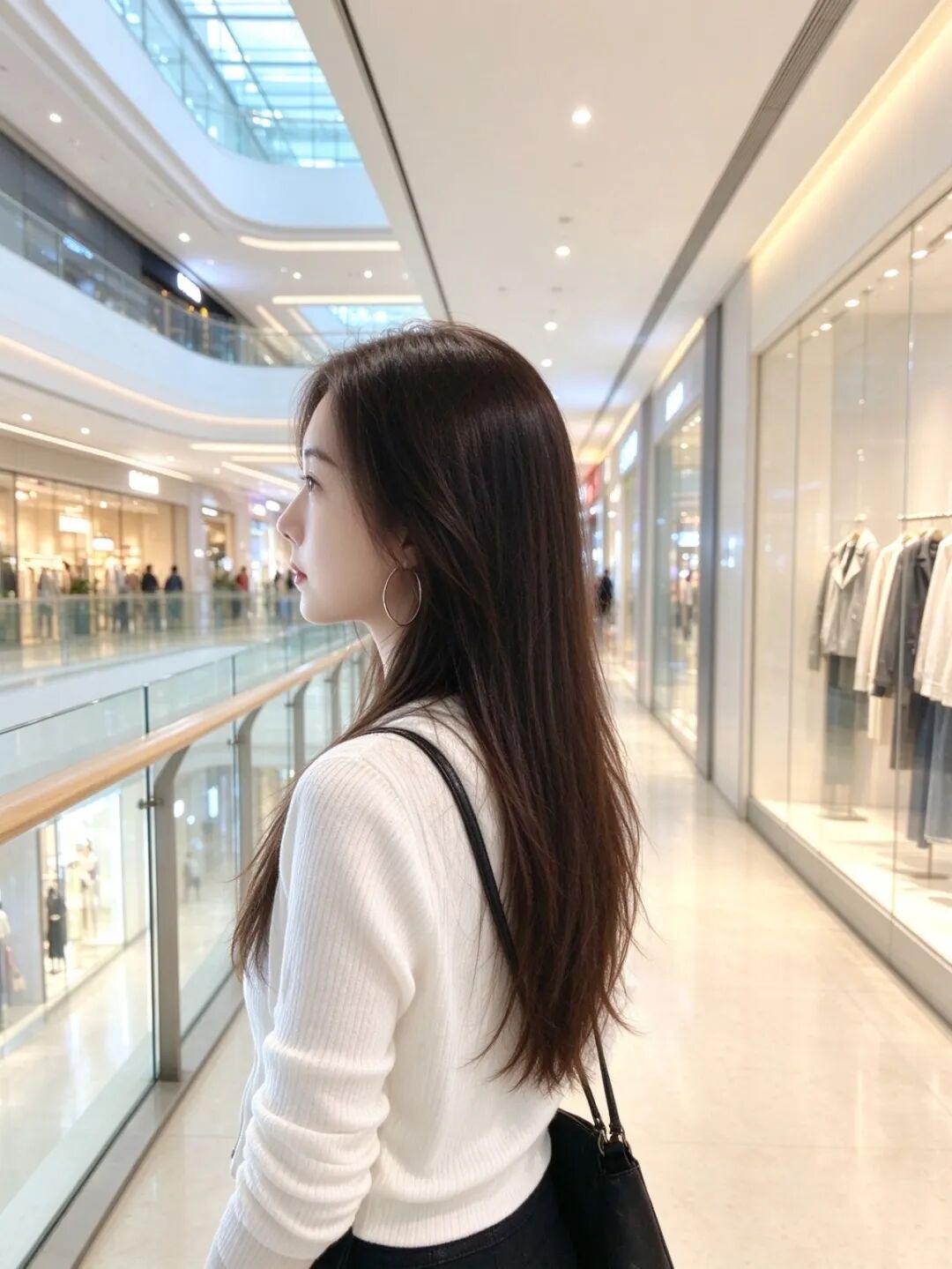 9个商场拍照姿势｜穿简单衣服也能拍出女主感-第10张图片-风享汇