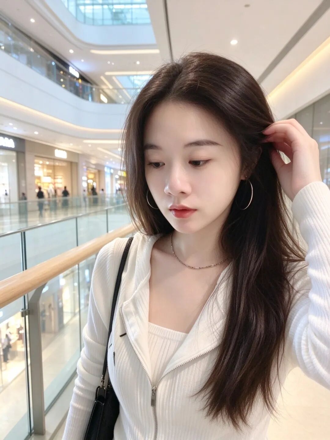 9个商场拍照姿势｜穿简单衣服也能拍出女主感-第8张图片-风享汇